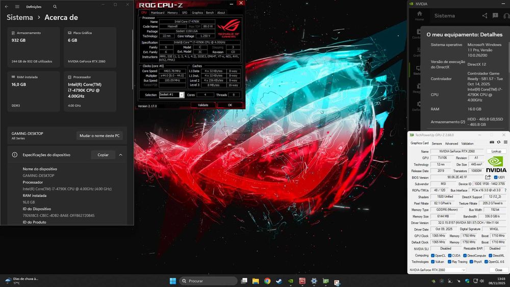 Pc Gaming Intel i7 | RTX 2060 | 16Gb DDR3