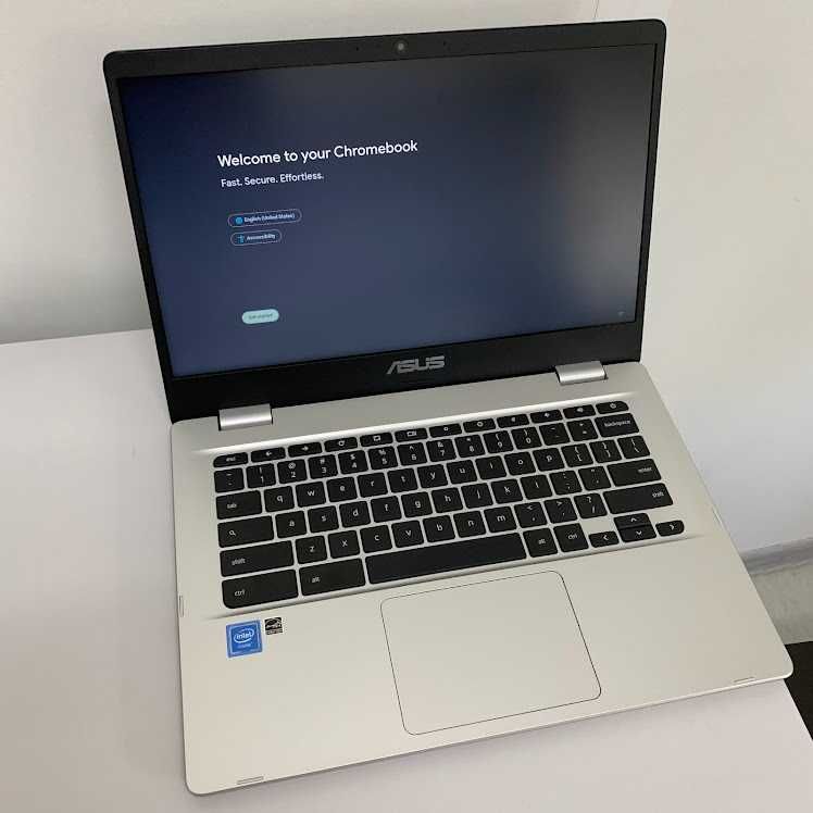 Ноутбук Asus Chromebook C423N Silver 14" Intel Celeron N3350 4+64GB
