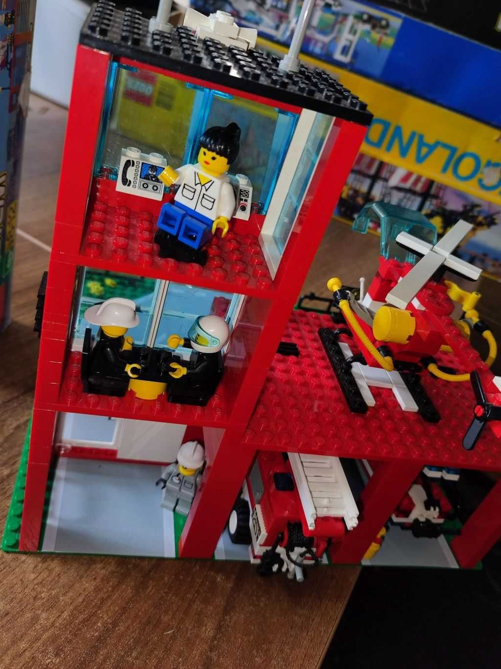 Lego 6571 Flame Fighters Remiza pudełko i instrukcja