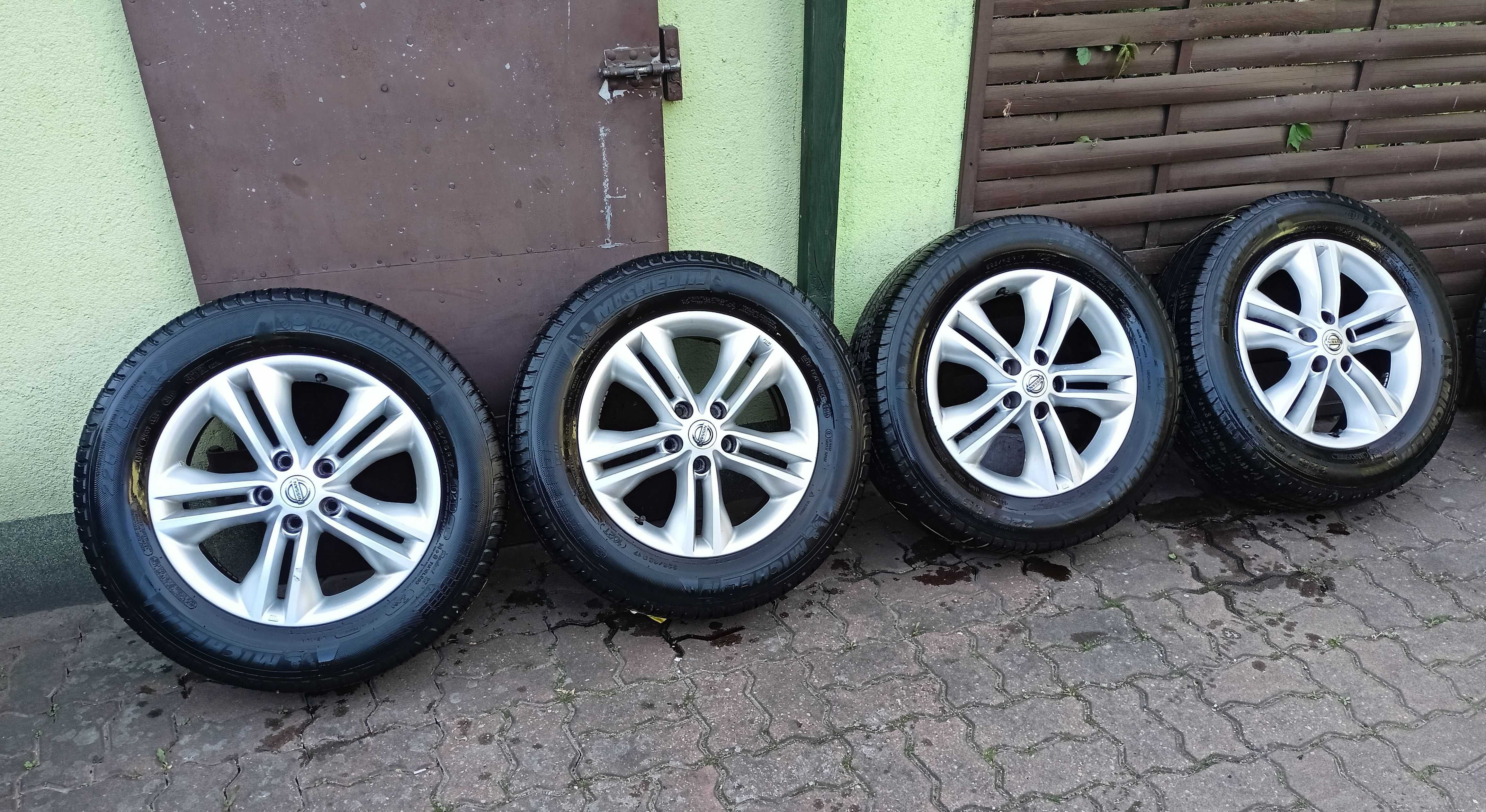 Alufelgi 17 5x114,3 Oryg Nissan JUKE Qahqai Renault Laguna Koleos