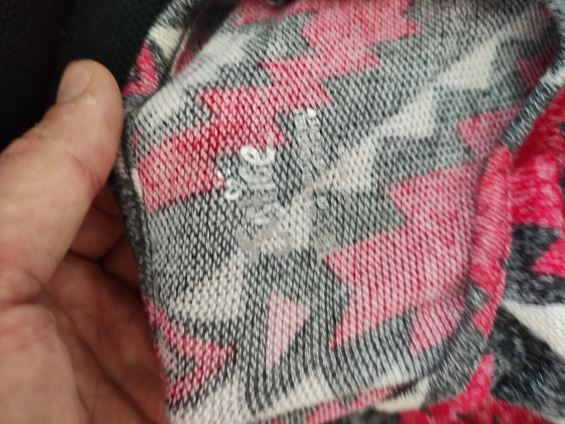 Sweter wzorzysty vintage