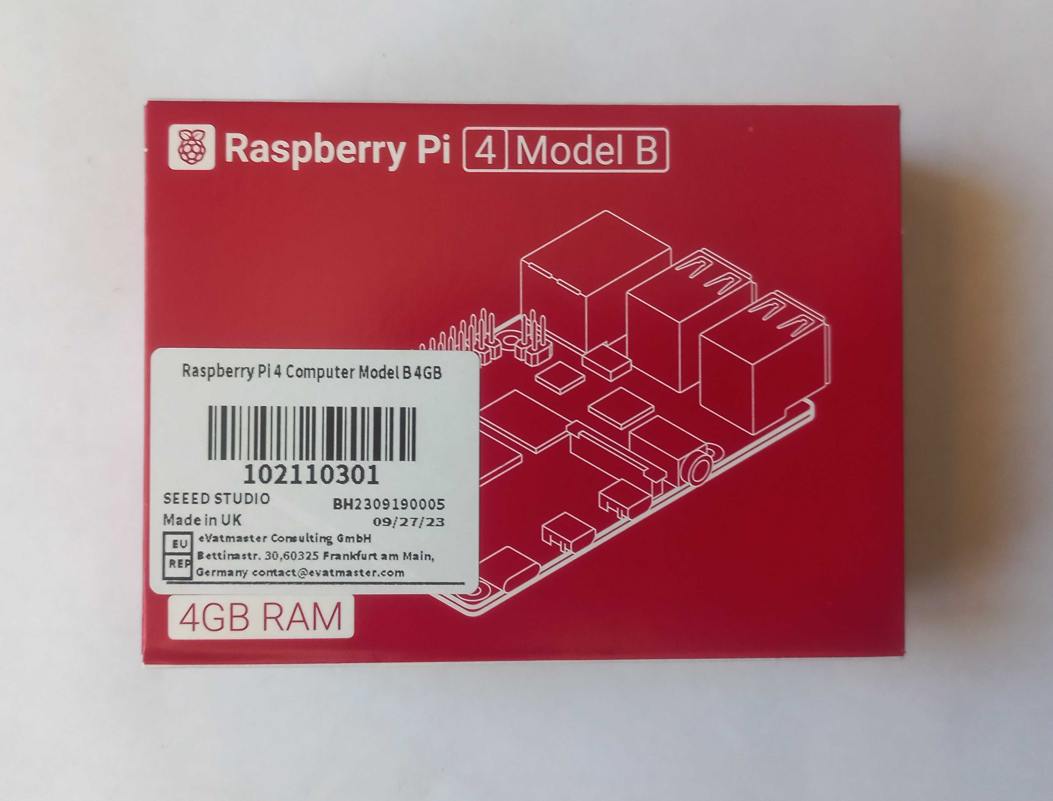 Raspberry Pi 4 Model B 4 gb,  новий в закритій упаковці.