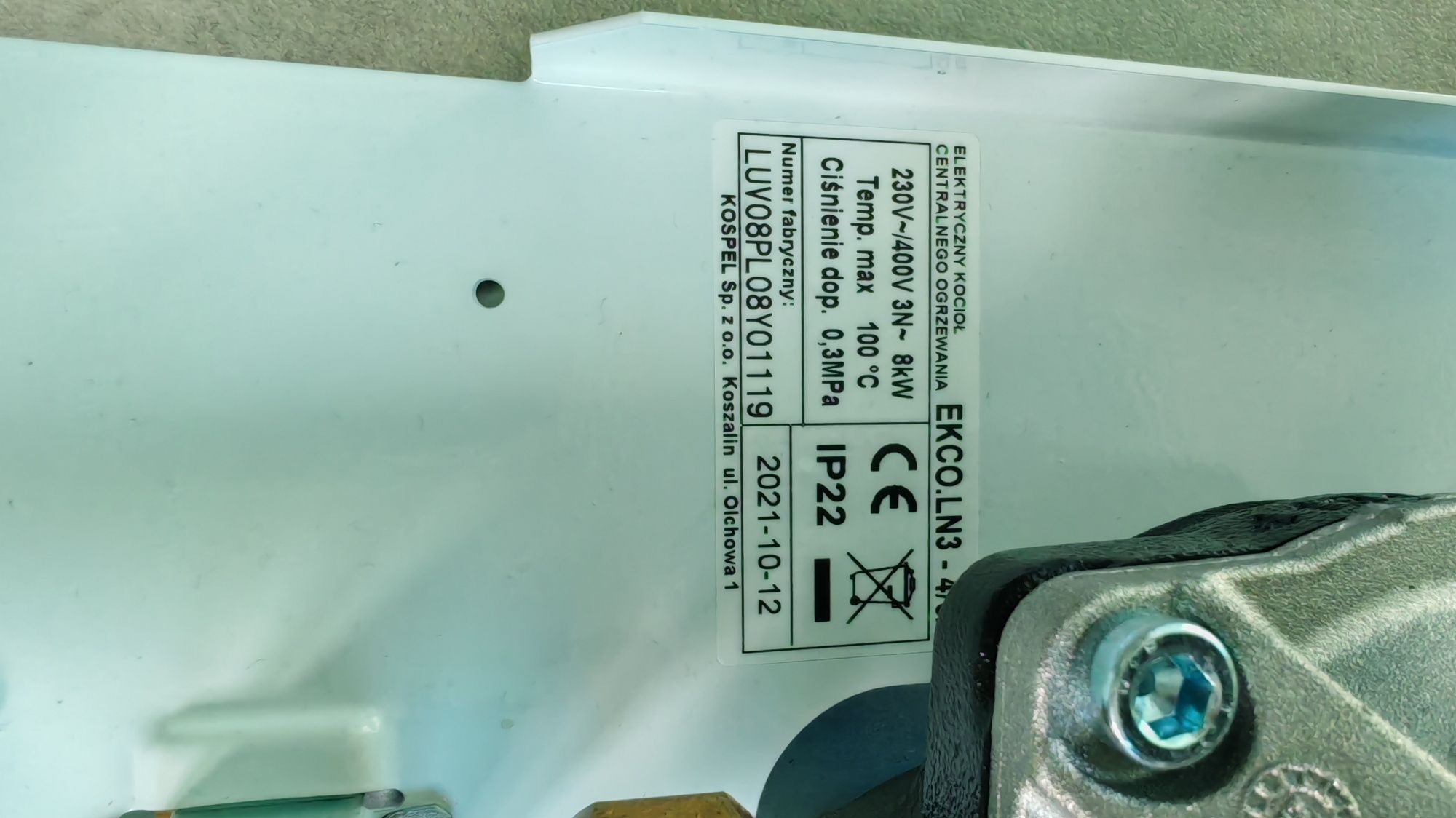 Piec kocioł c.o. elektryczny KOSPEL EKCO.LN3 4 /6/8 jak nowy

Kocioł