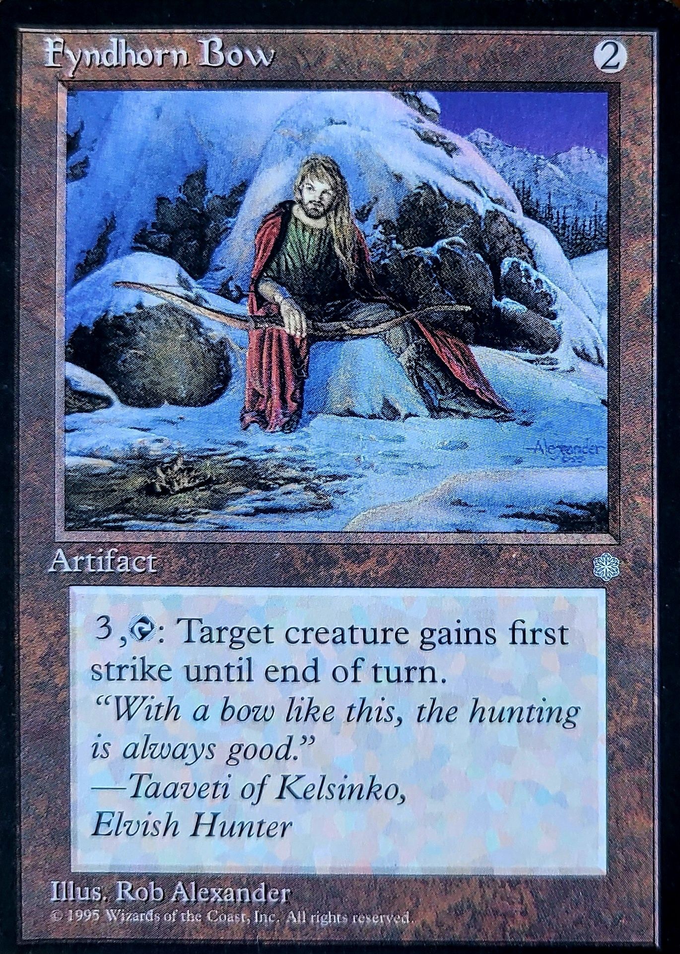 Magic the Gathering  - Fyndhorn Bow  - Ice Age Edition