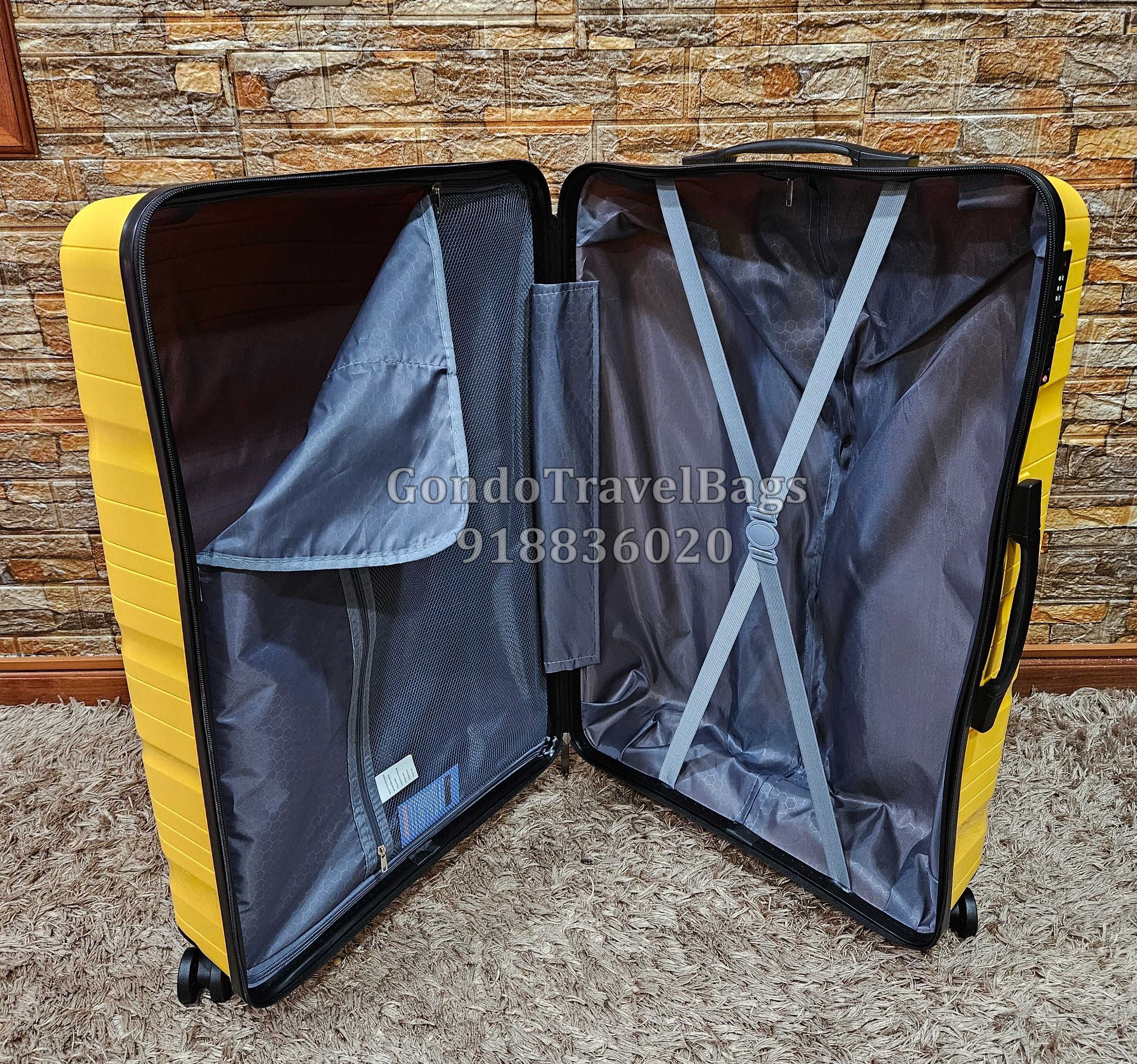 MALA PORÃO GRANDE 32Kg + MALA CABINE 8 a 10Kg NOVAS - POLIPROPILENO