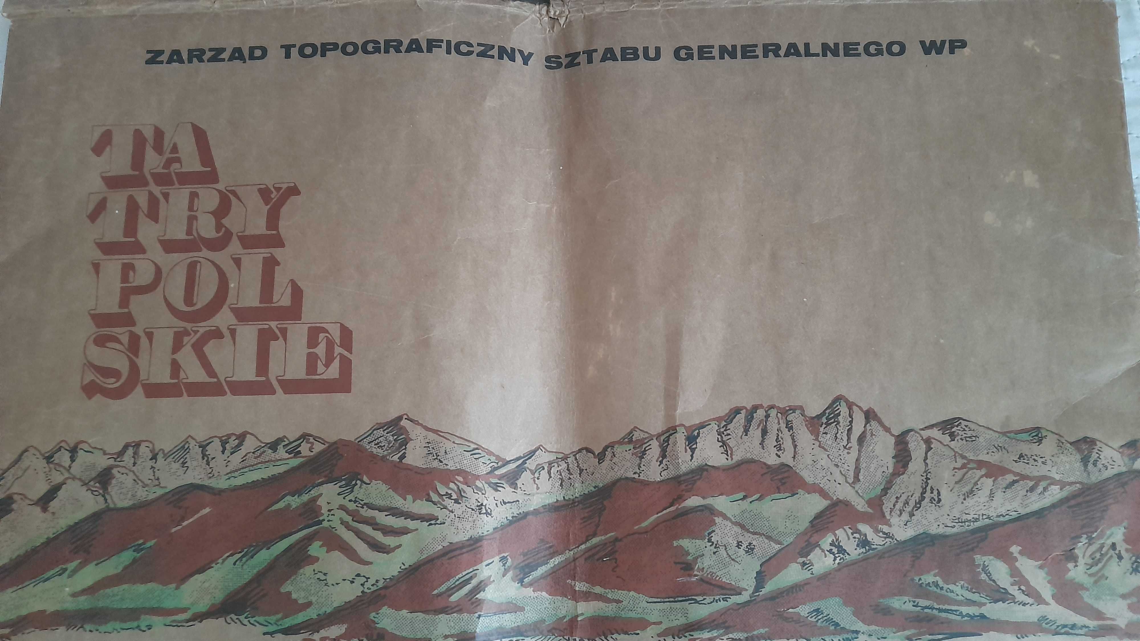 Tatry polskie : mapy topograficzne