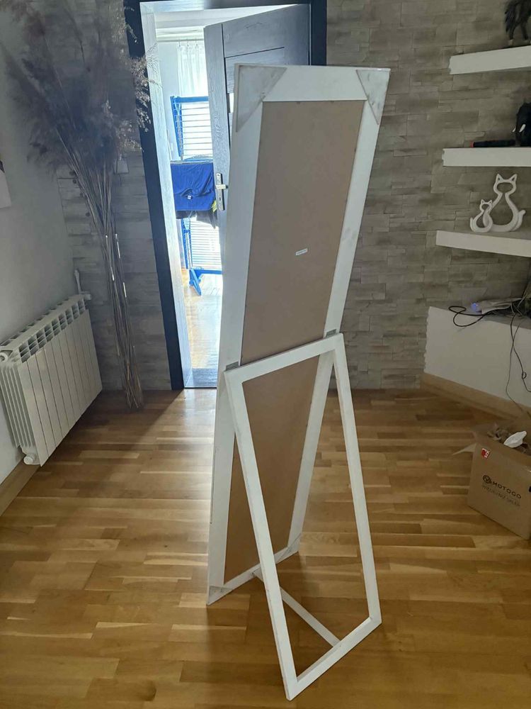 Lustro białe plus stojak