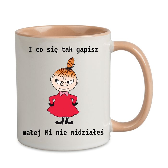 Kubek z nadrukiem Mała Mi, Muminki, Śmieszne, BCJB-MI-012