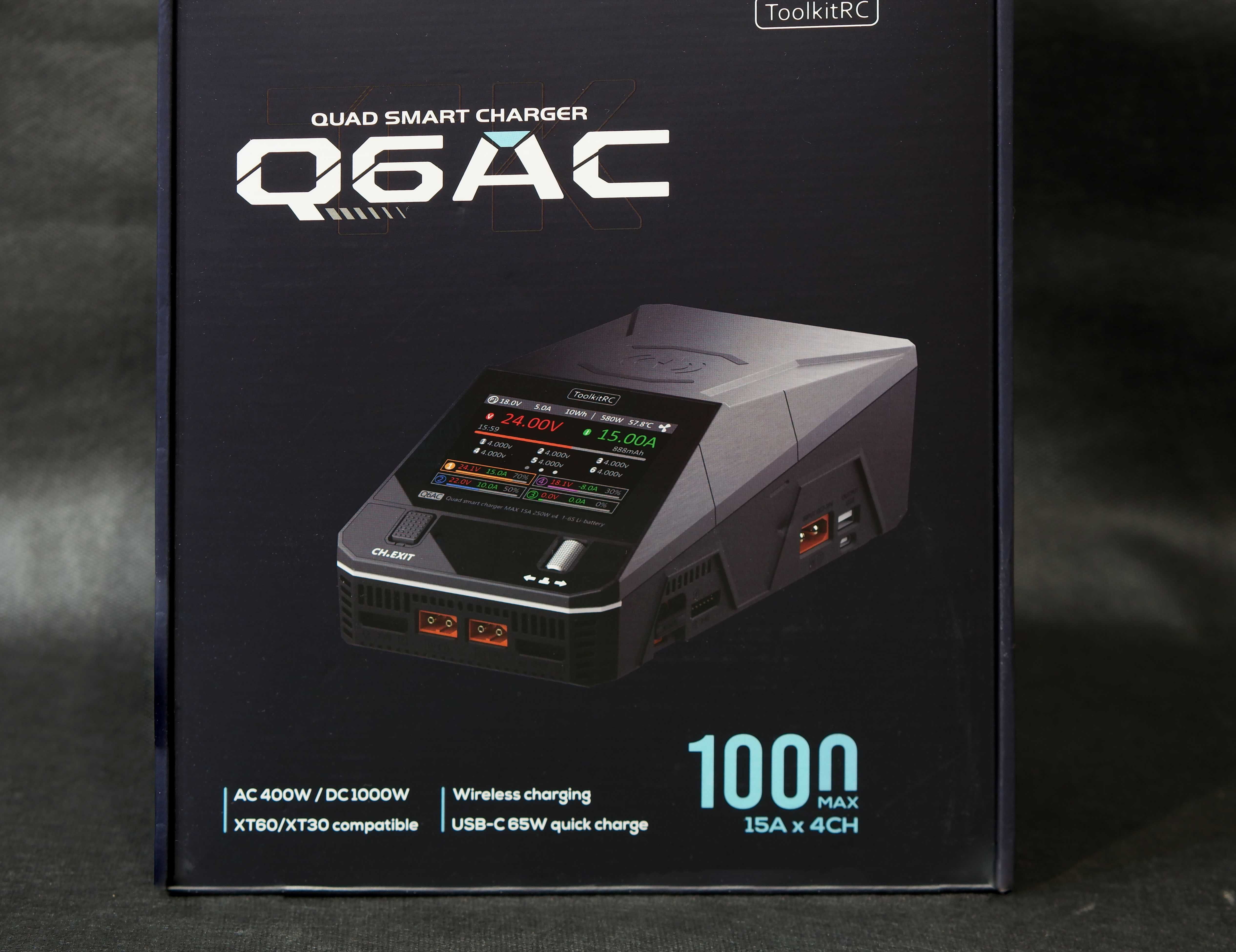 Зарядний пристрій для дрон toolkitrc Q6AC