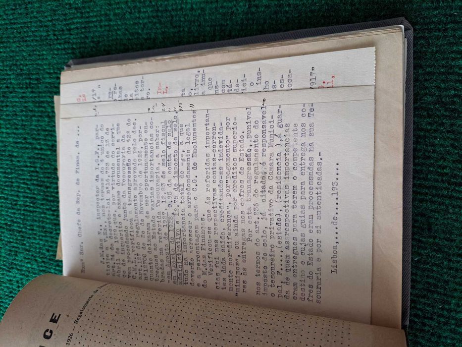 Imposto de Selo - Legislação - 1926
