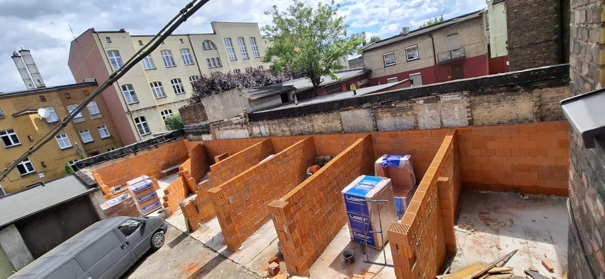 Garaże murowane nowe o powierzchniach od 14,63 do 39m2