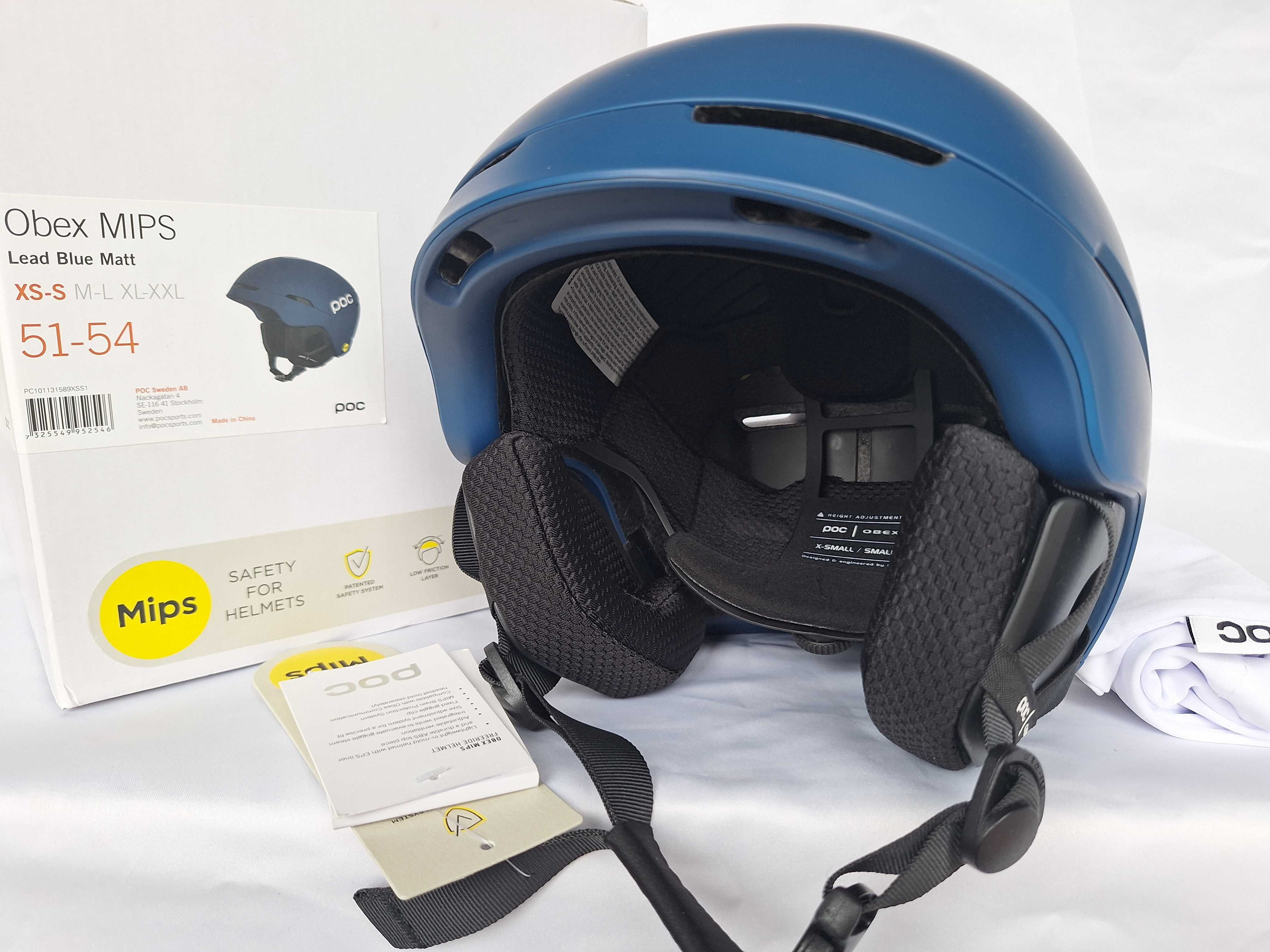 Kask narciarski POC Obex Mips Lead Blue XS/S 51-54cm
