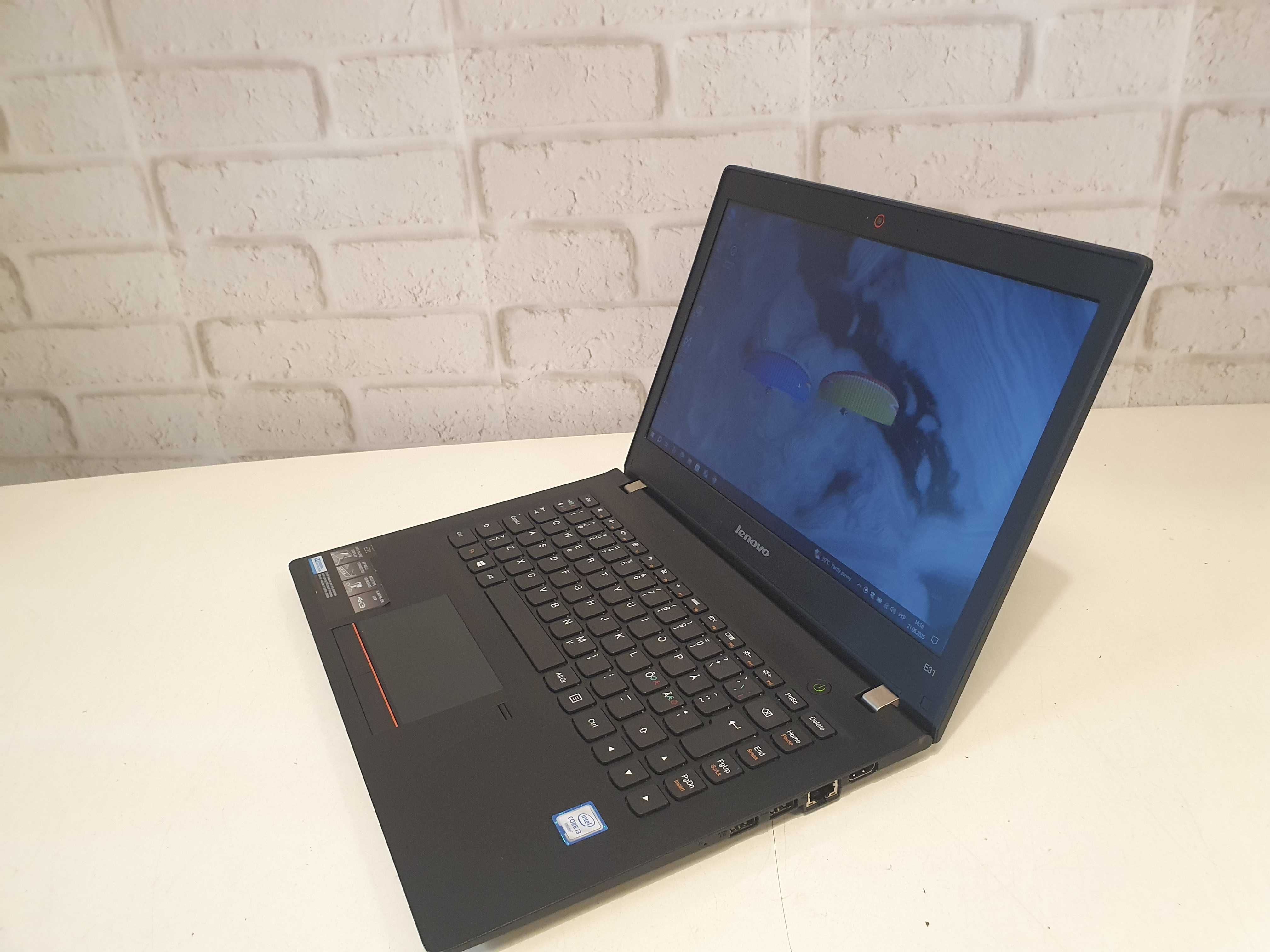 Ноутбук для работы Lenovo E31-80∎i3-6006U∎8GB-ОЗУ∎SSD∎ОПТ