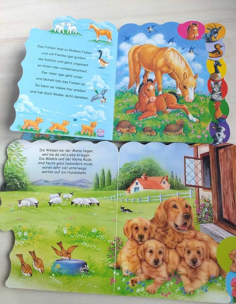 Książeczki dla dzieci po niemiecku Kinderbücher auf Deutsch über Tiere
