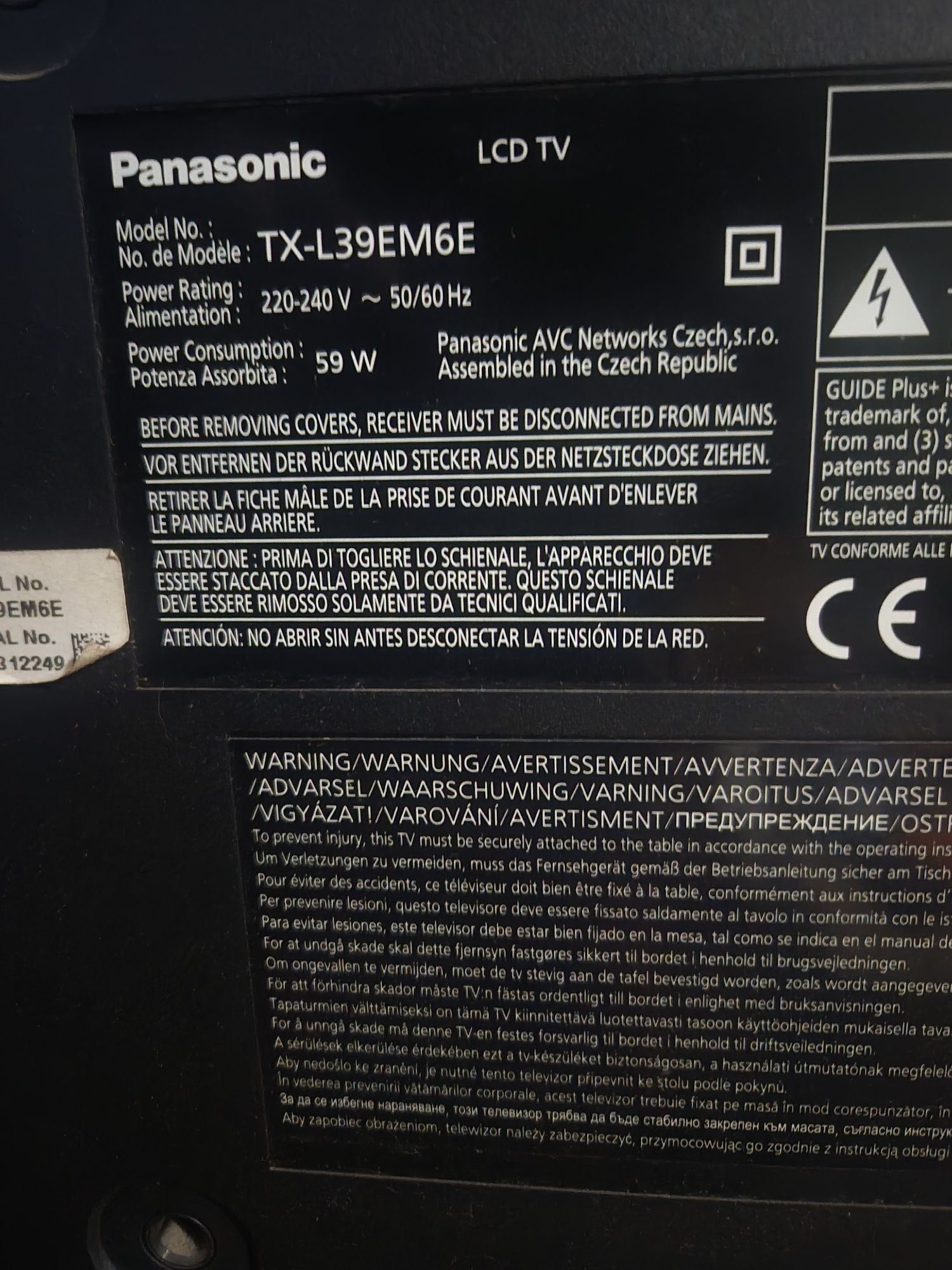 Telewizor Lcd  Panasonic 40 cali