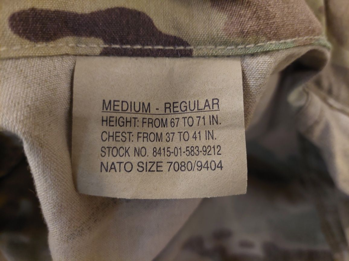 Mundur A2CU multicam US Army MR aircrew bluza + spodnie kontraktowy