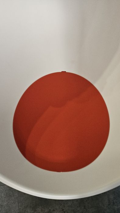 IKEA LÖMSK fotel obrotowy 
Fotel obrotowy, biały/czerwony