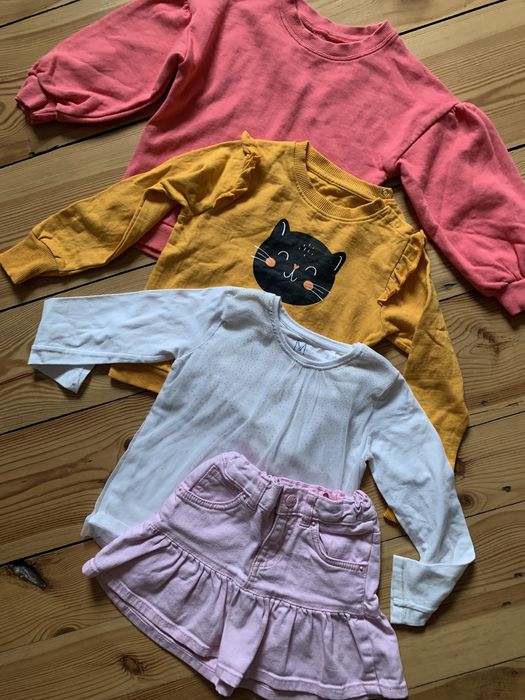 Paka ubrań dla dziewczynki 110/116