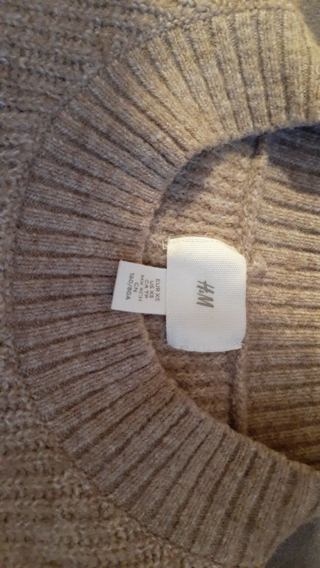 Brązowy sweter H&M