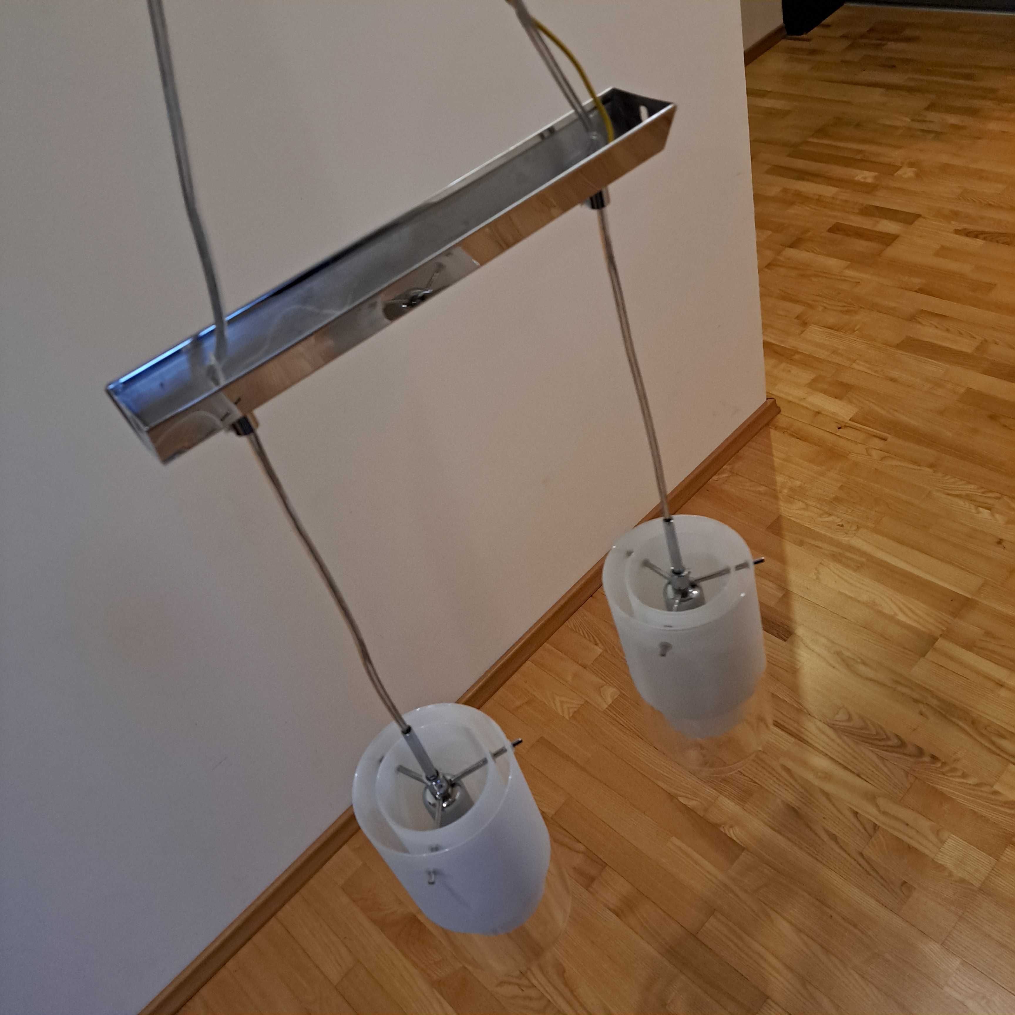 Lampa wisząca biała