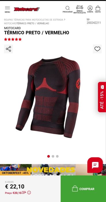 Camiseta térmica nova
