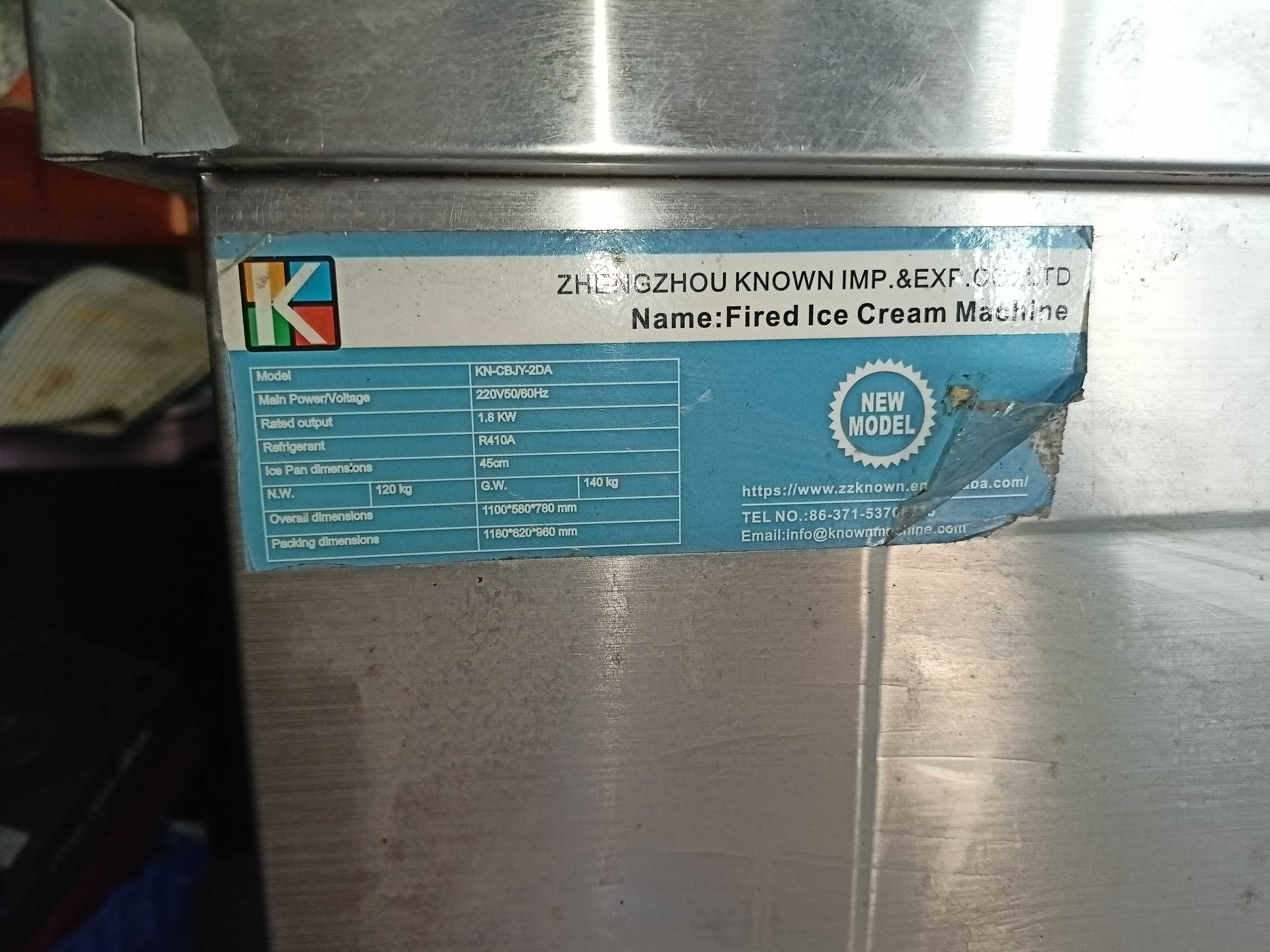 maszyna do lodów tajskich / patelnia do lodów tajskich / fried ice pan