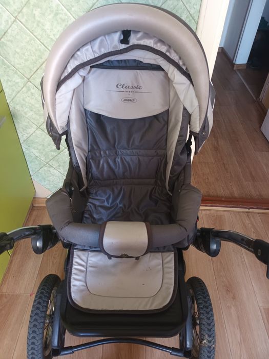 Коляска 2 в 1 с прогулочным блоком