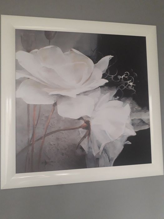 Obraz w białej ramie