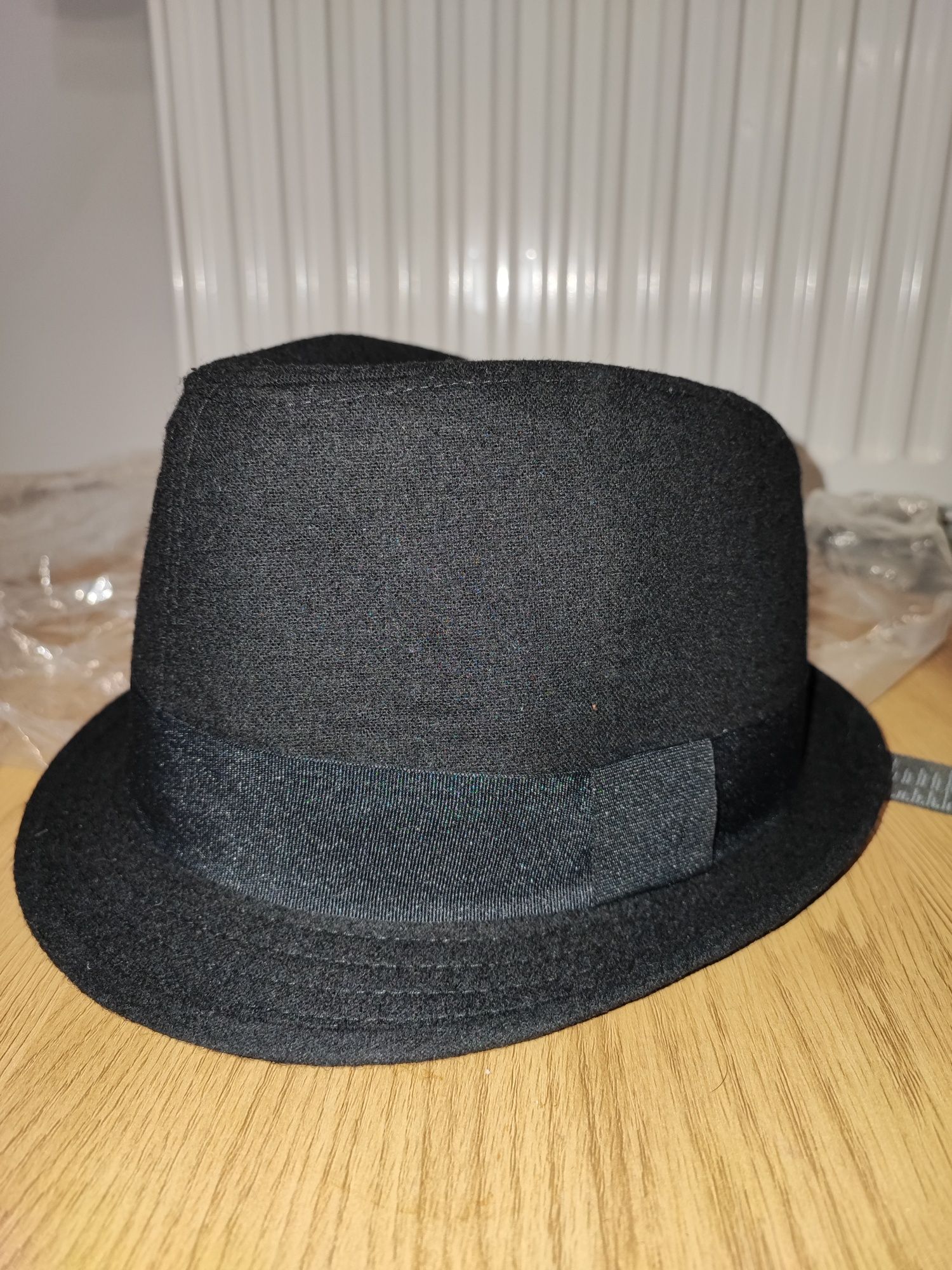 Kapelusz wełna bawełna fedora EMP 57 cm