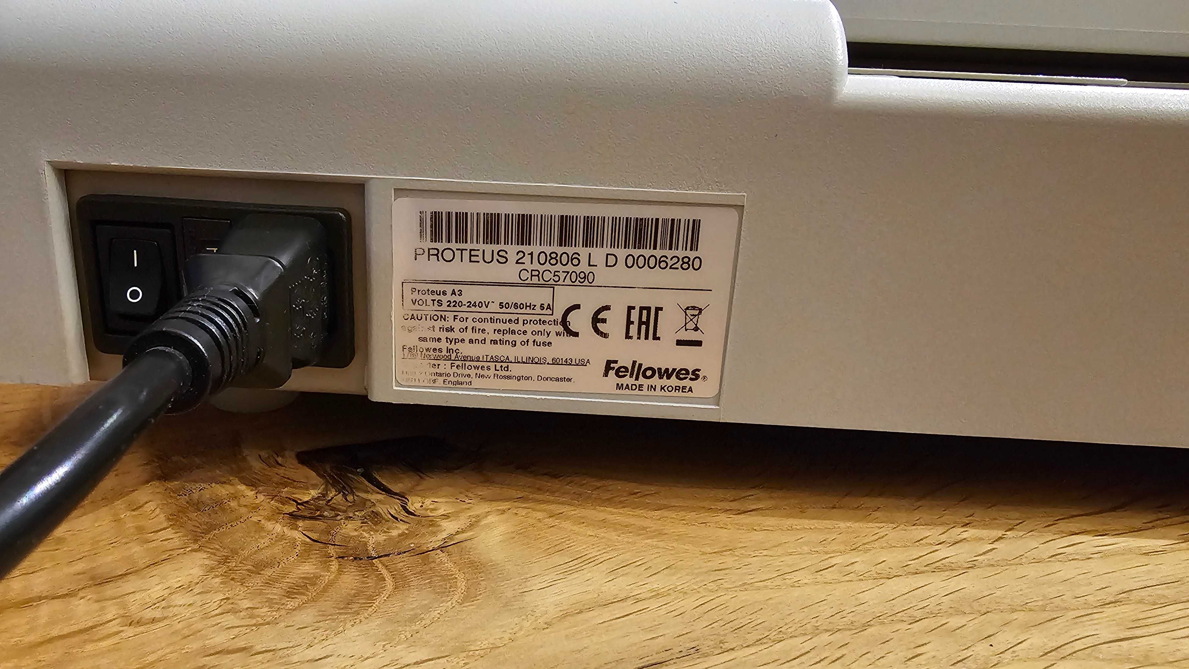 Laminator Fellowes Proteus A3