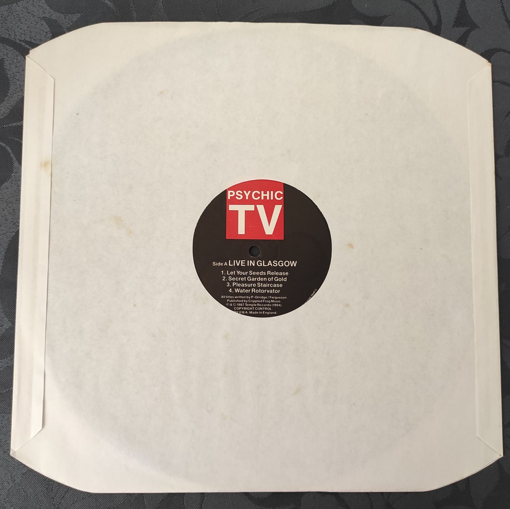 Psychic TV - Live in Glasgow LP