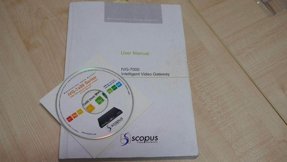 Gateway Video IVG-7200Scopus Rack19"/Multiplexer/DVBCx8/IP Multicast