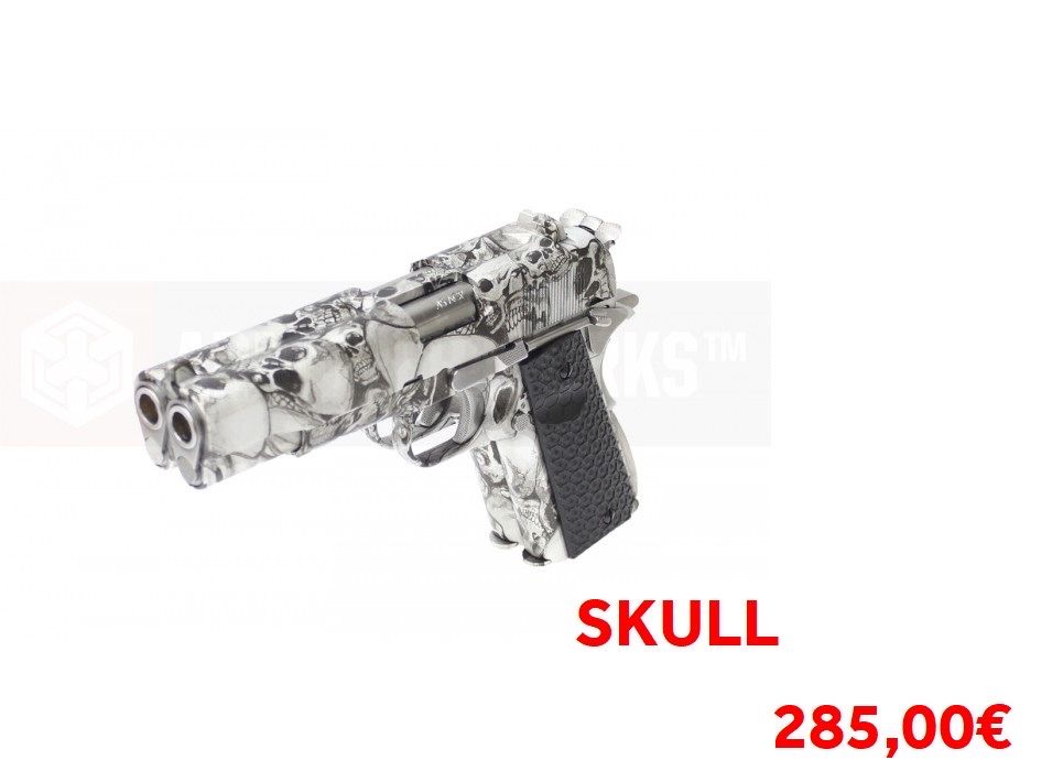 Pistola Airsoft 1911 HEXCUT - Floral da WE full metal blowback nova garantia