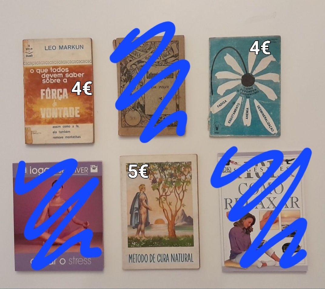 9 livros diferentes