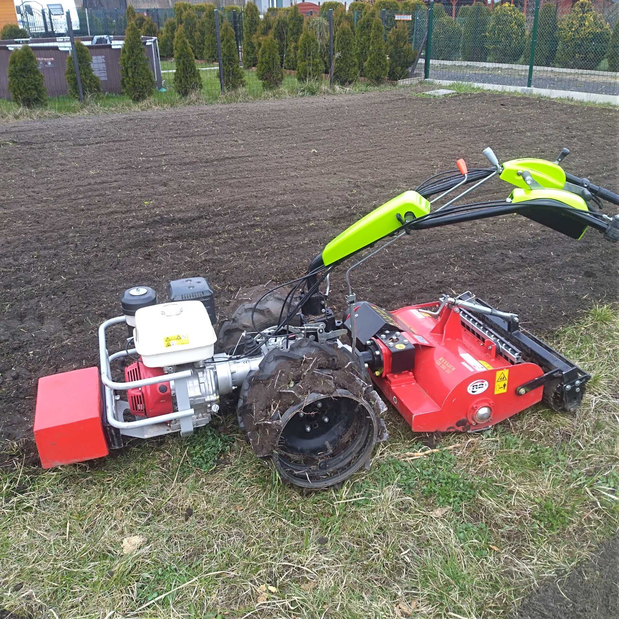 Usługi ogrodnicze glebogryzarka separacyjna zakładanie trawnika ogrodu