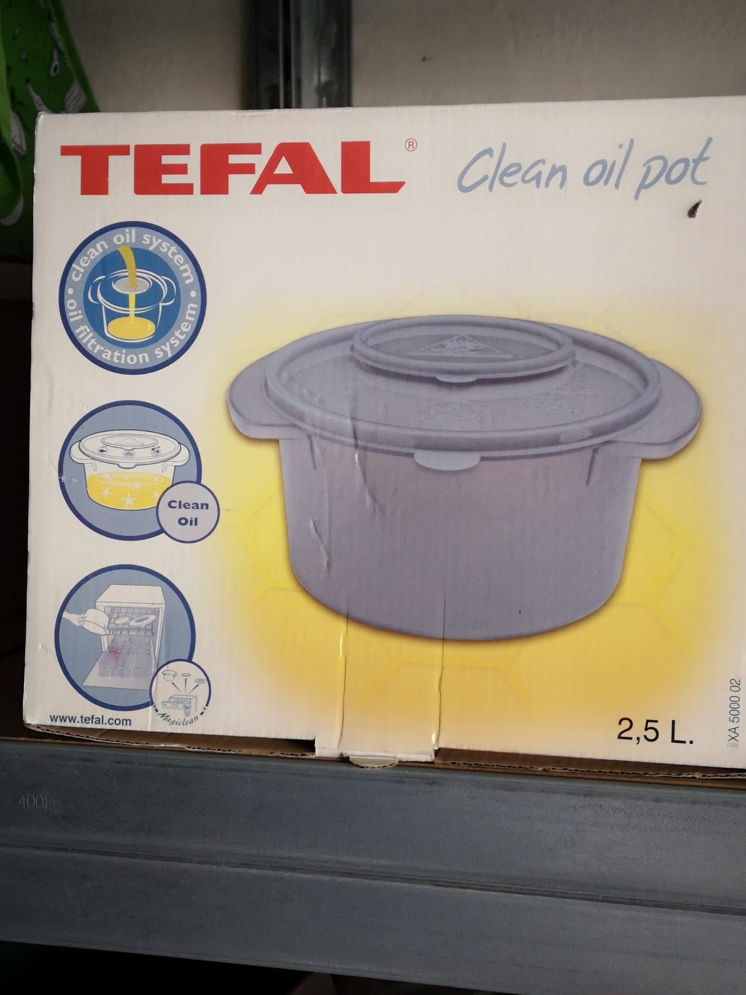 Naczynie do filtracji oleju TEFAL
