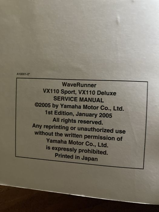 Skuter wodny wlot wody Yamaha