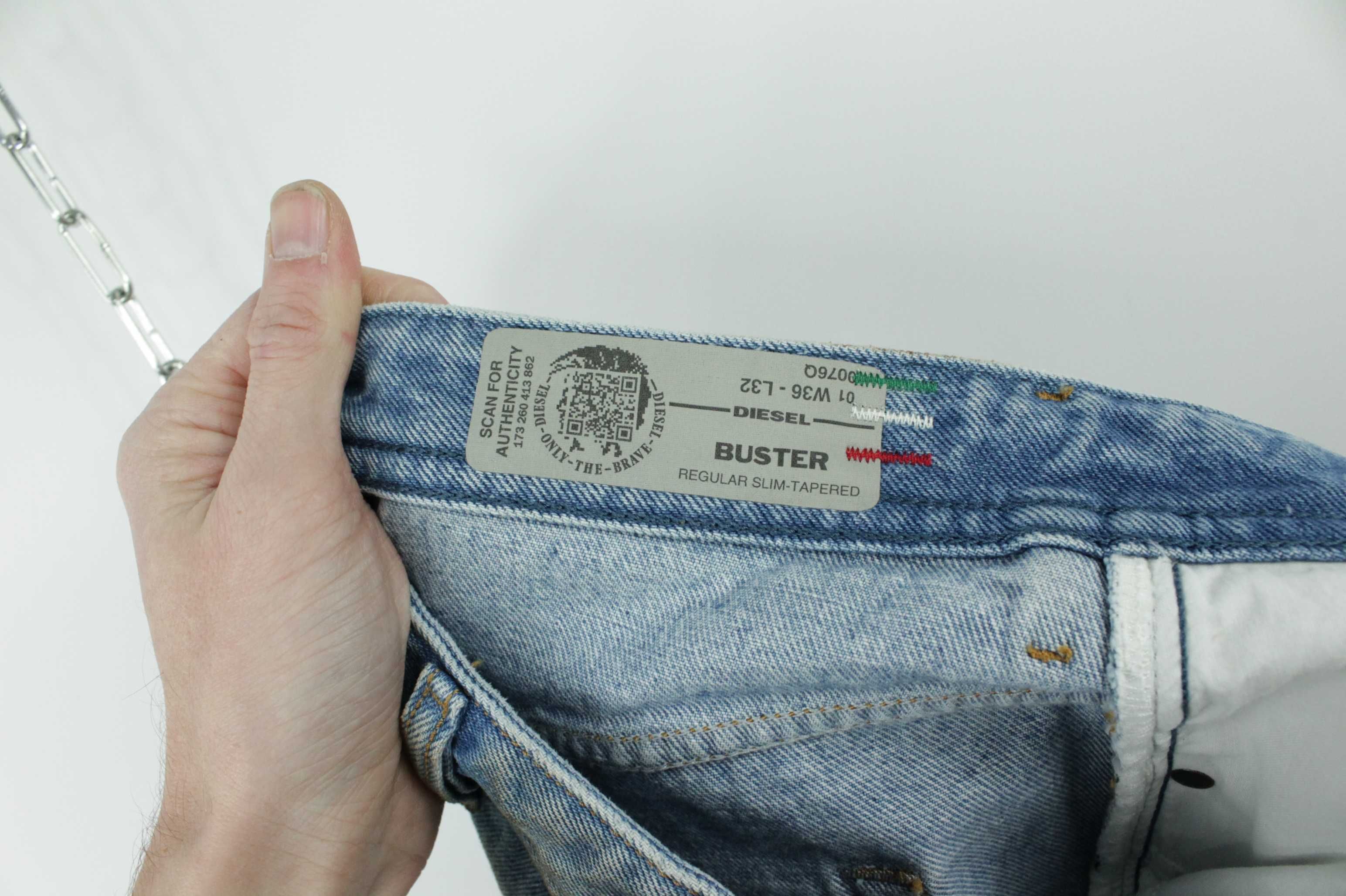 Лімітовані джинси Diesel Buster Regular Slim Tapered Розмір W36L32