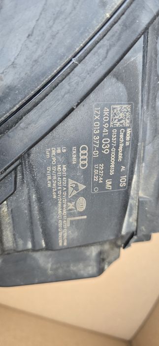 Lampa lewy przód do audi A6 C8 matrix