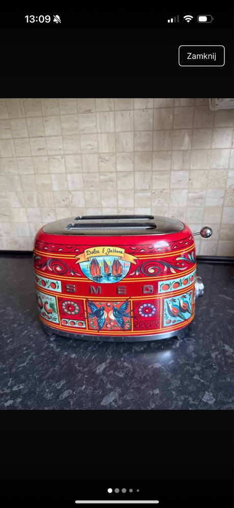 Toster smeg DOLCE & GABBANA