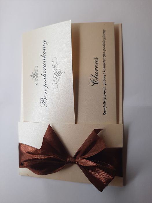 Bon voucher podarunkowy