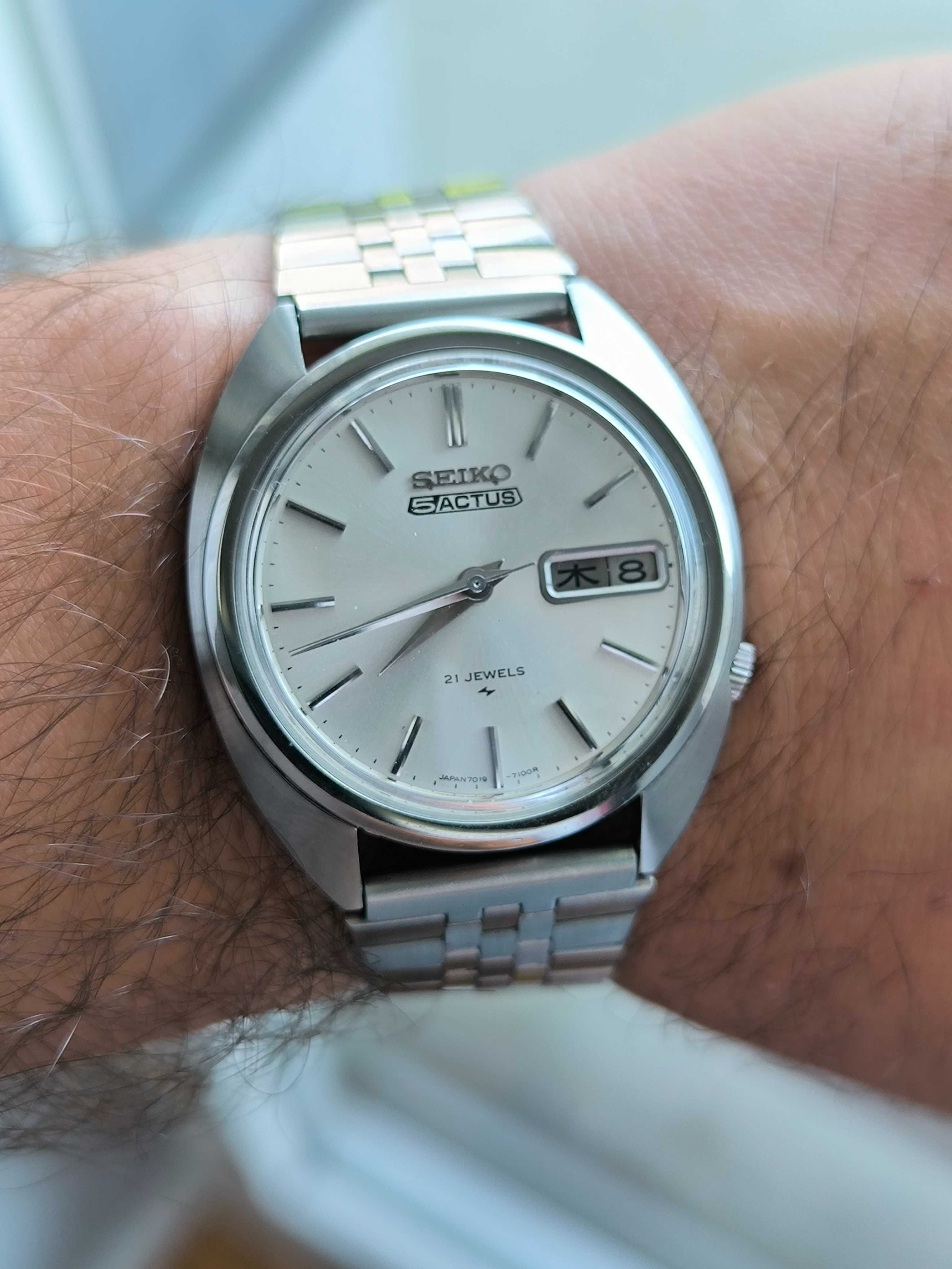 Seiko 5 Actus Automatic Vintage październik 1970 jak nowy