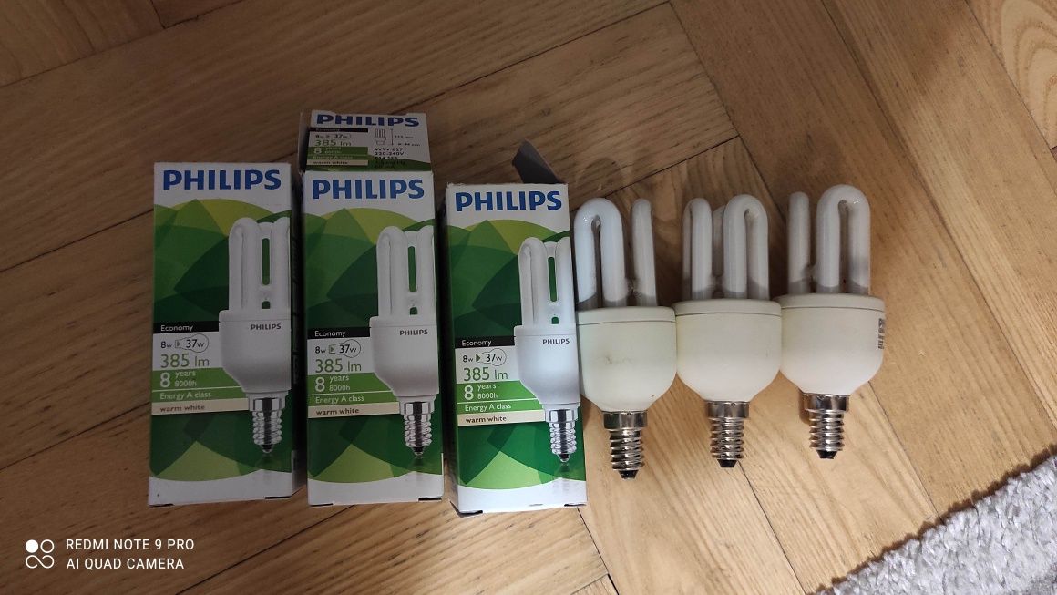 Komplet 6 żarówek energooszczędnych Philips  e14