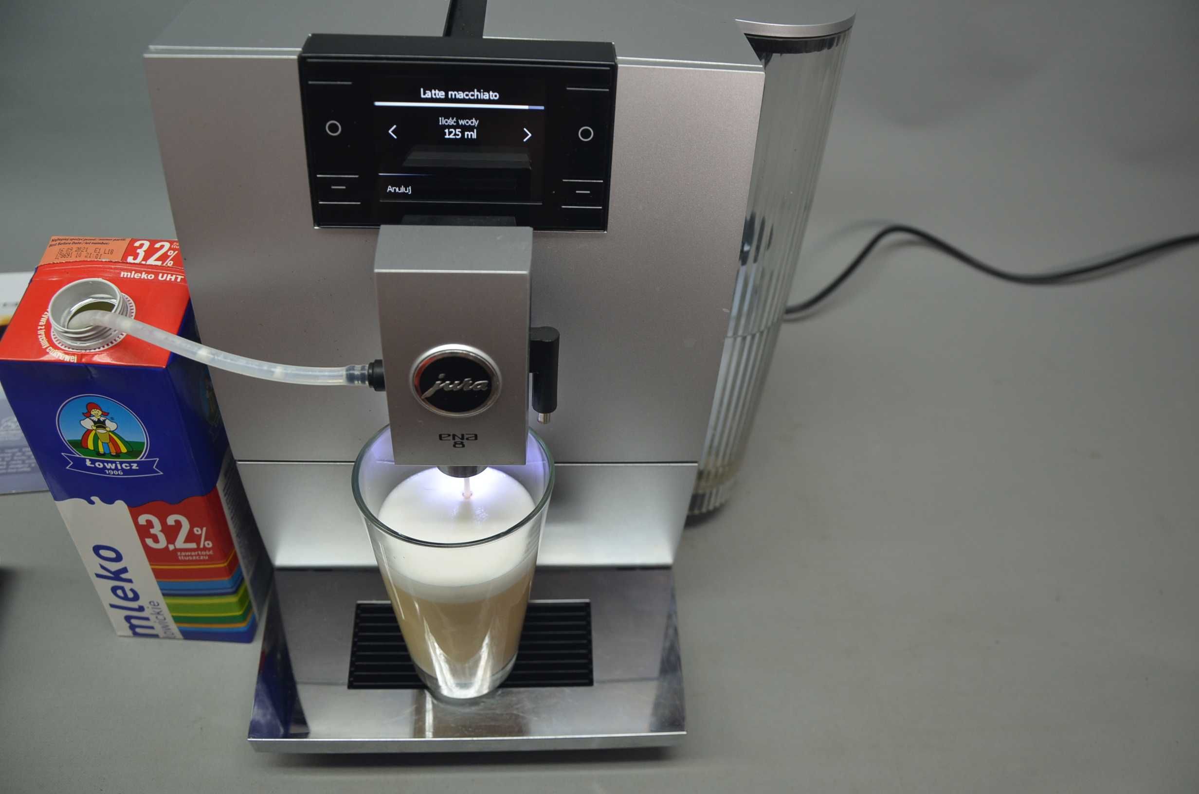 Jura ENA8 One Touch PL Menu automatyczny ekspres do kawy