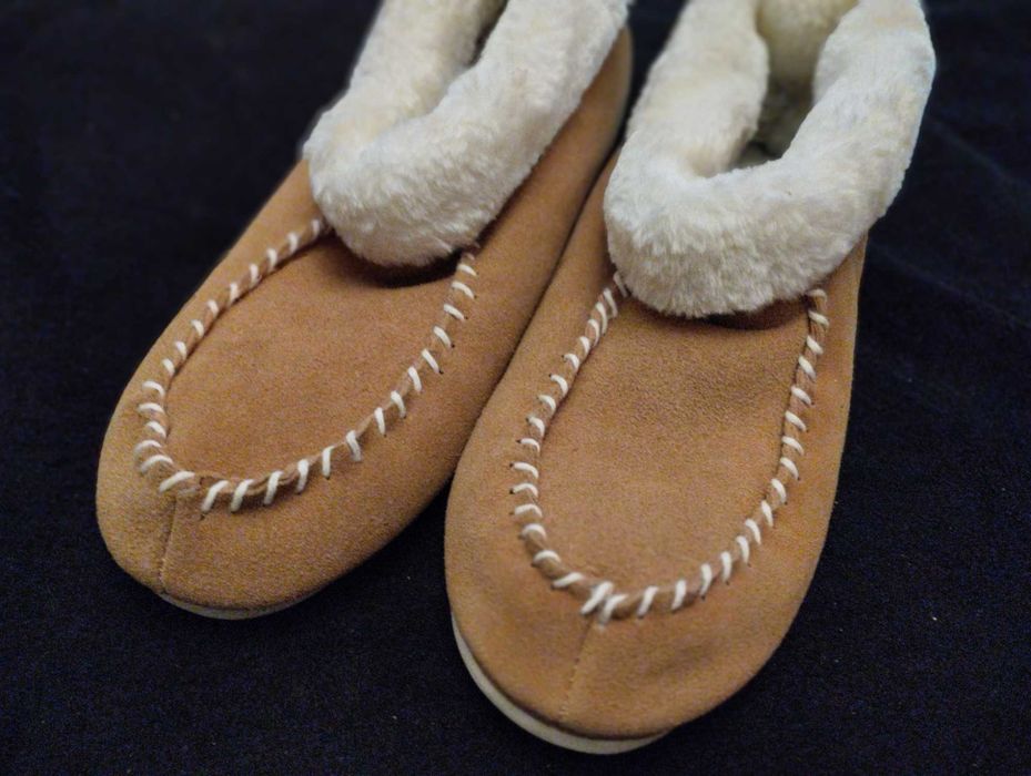 Kapcie bambosze. Bambosze ocieplane kapcie Długość wkładki 30 cm