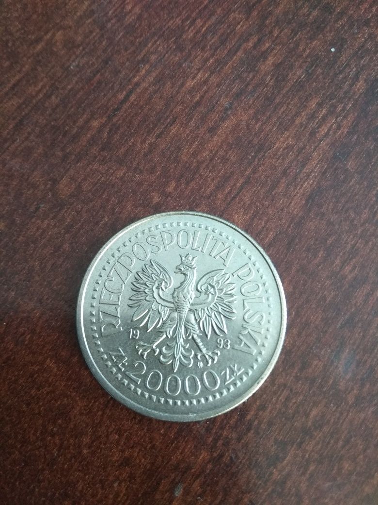 Stara moneta 20000 Kazimierz lV Jagielończyk 1993