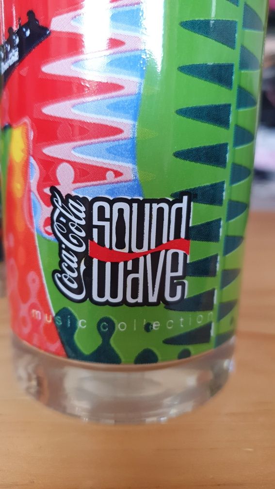 Coca cola sound wave - 6 szklanek