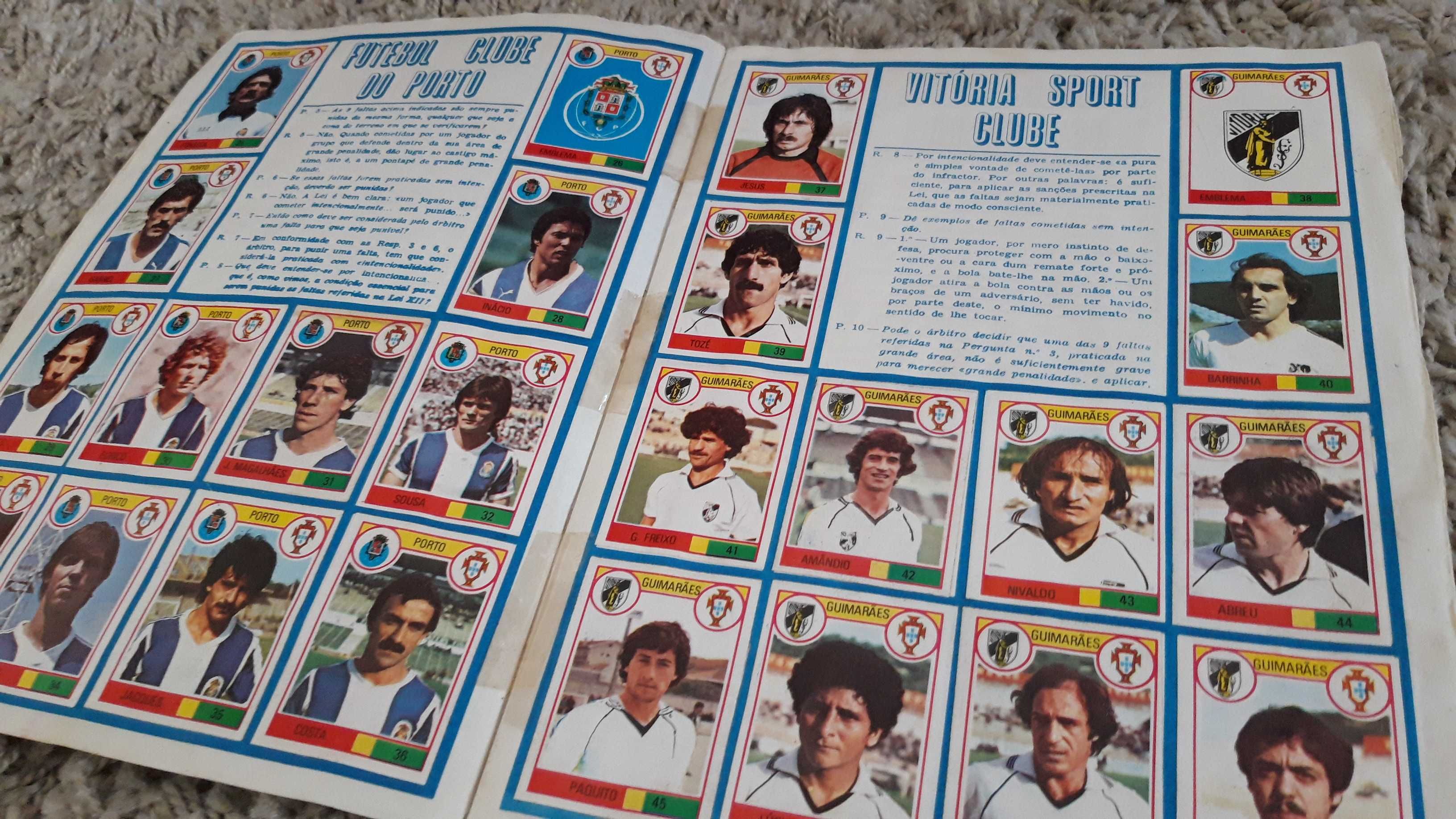 Caderneta de cromos Nacional de Futebol 82-83