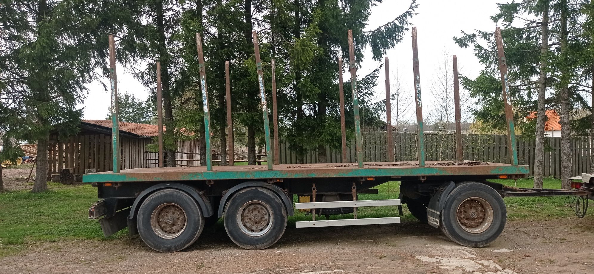 Scania r420 6x2 wraz z przyczepą