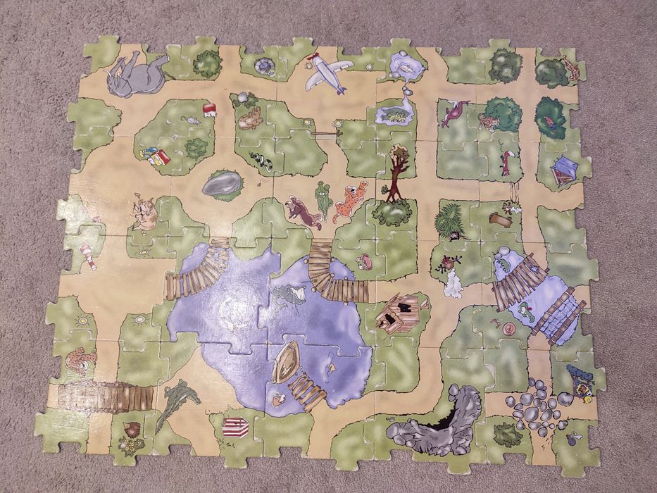 Duże puzzle SAFARI mata